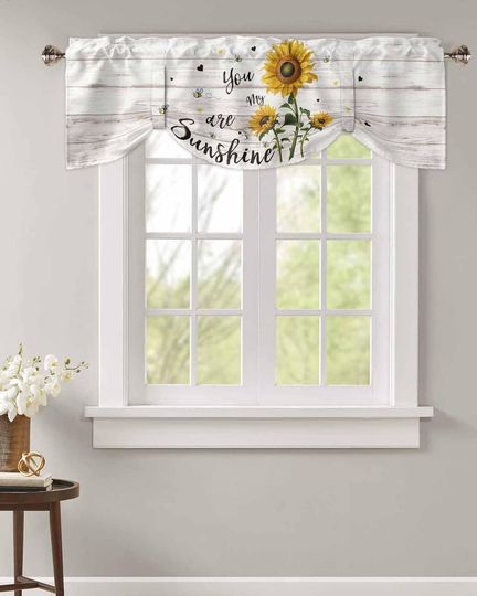 Discover Sunflower Tie Up Valance