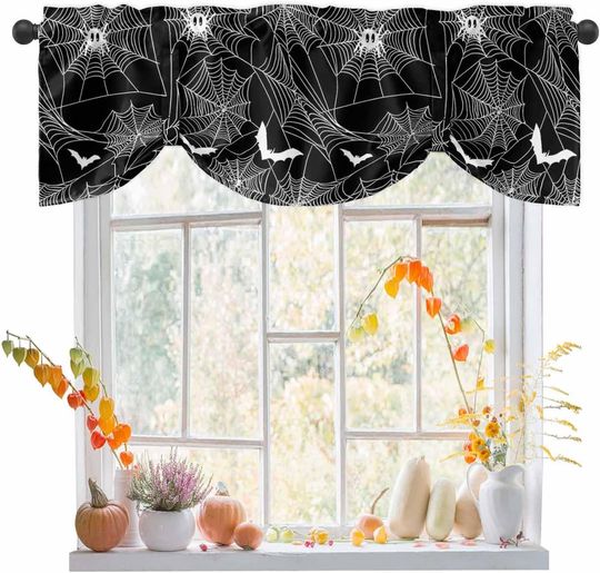 Discover Halloween Tie Up Valance