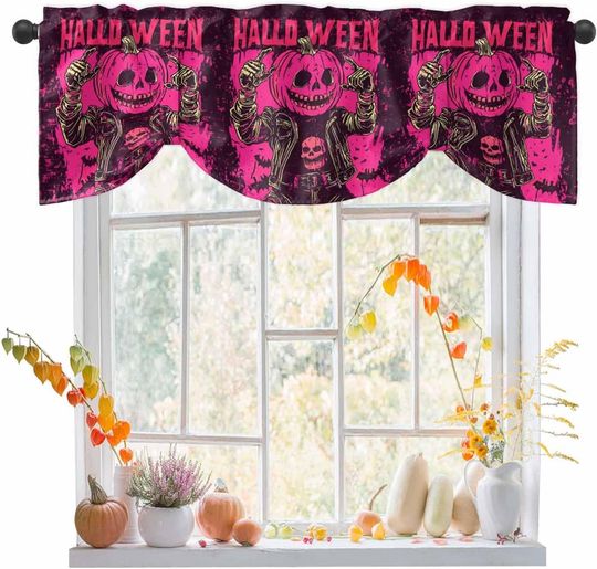 Discover Halloween Tie Up Valance