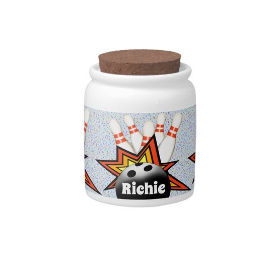 Discover Bowling Candy Jar