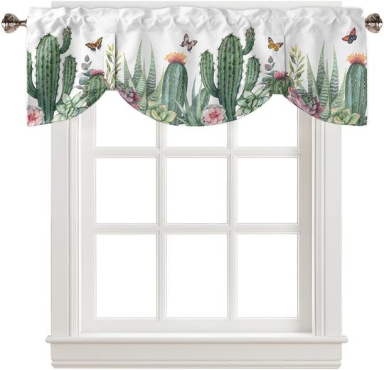 Discover Cactus Tie Up Valance Summer
