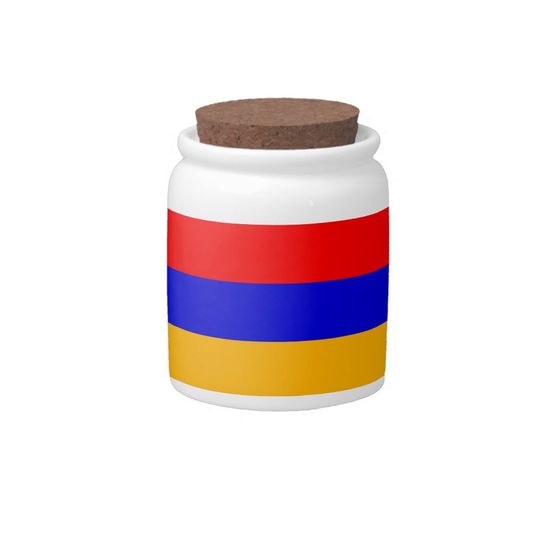 Discover Armenian Flag Candy Jar