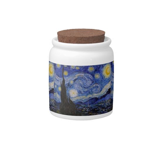 Discover Vincent Van Gogh - The Starry night Candy Jar