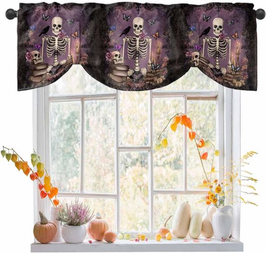 Discover Halloween Tie Up Valance