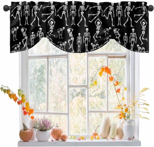 Discover Halloween Tie Up Valance
