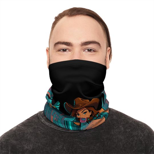 Discover Texas Neck Gaiter, Warm Scarf, Outdoor Gear, Gift for Activists, Eco-Friendly Accessories