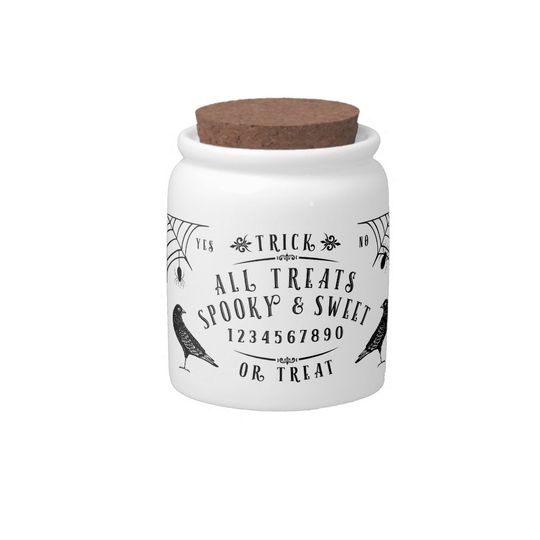 Discover Spooky Candy Spirit Board Trick or Treat Halloween Candy Jar