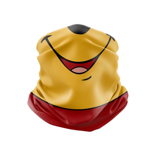 Discover Neck Gaiter Face Mask Very Breathable w/ Print #Bear winnie superhero funny Mask