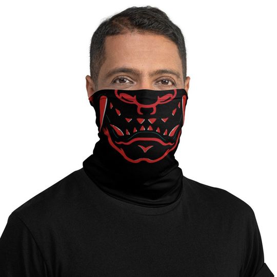 Discover DEMON ANIME GAITER - Demon Neck Gaiter - Funny Anime Printed Neck Warmer