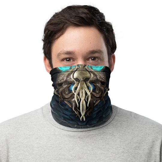 Discover Cthulhu Face Mask | Steampunk Face Mask | Octopus Neck Gaiter
