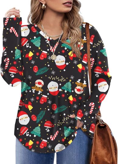 Discover Halloween Women's Long Sleeve V-neck Shirt