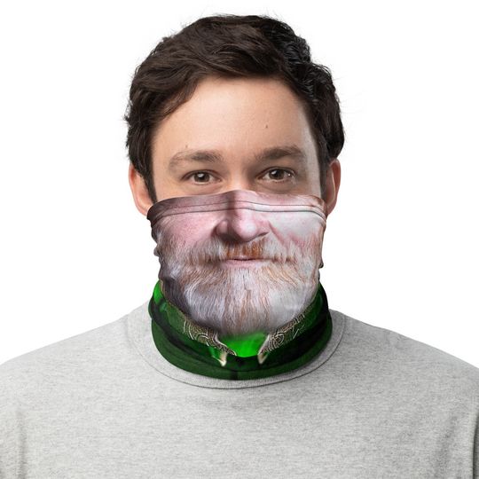 Discover Irish Knight | Celtic Warrior | Red - Gray Beard Face Mask