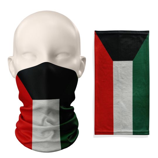 Discover Kuwait Flag Snood Face Mask Scarves