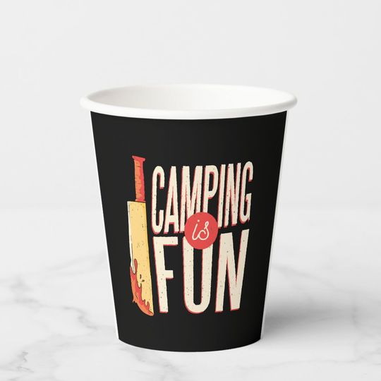 Discover Halloween Camping  Paper Cups