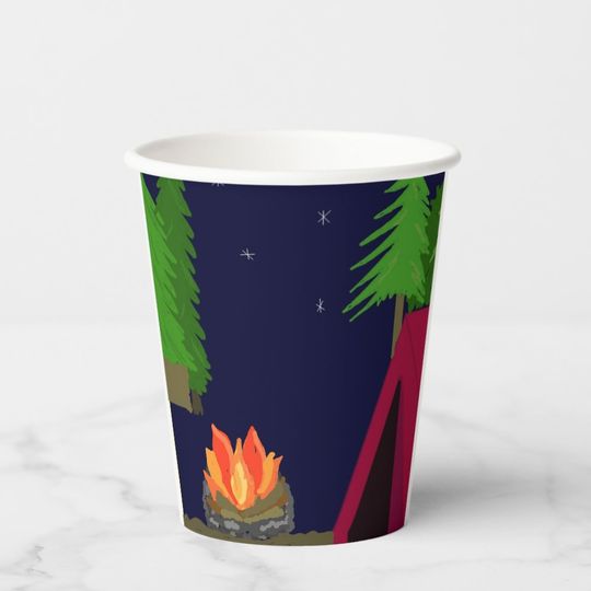 Discover Camping Paper Cups, Party Paper Cup