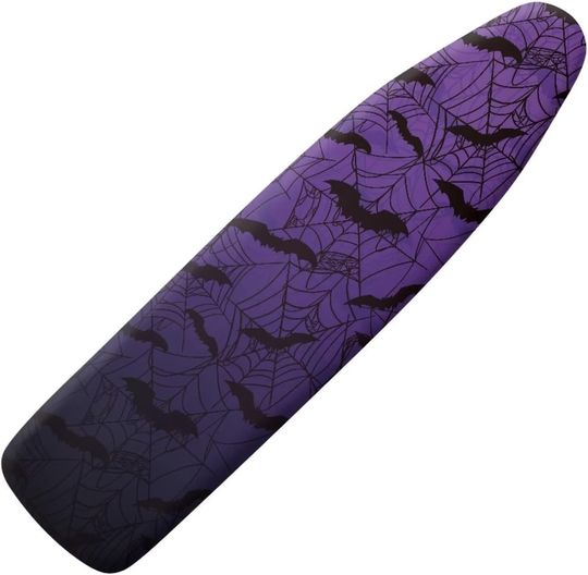 Discover Halloween Purple Bats Iron Board Cover