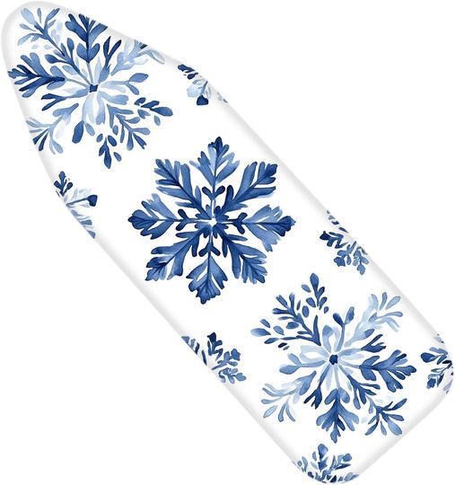 Discover Nuxovilar Blue Snowflake Ironing Board Cover