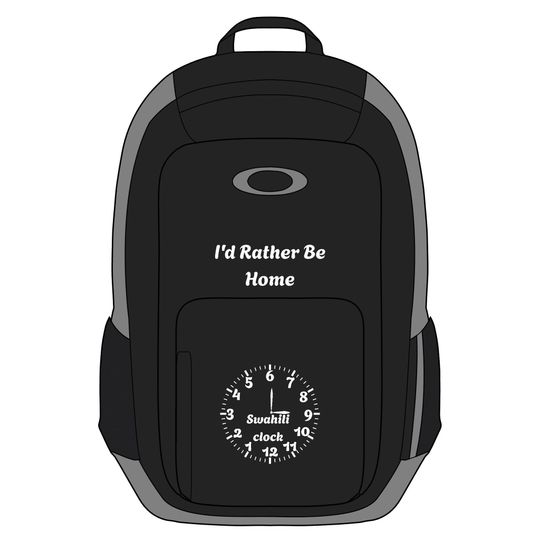 Discover Comfy Enduro Backpack, I'd Rather Be Home, School Bag, Travel Backpack, Gym Bag, Gift for Students, Casual Daypack