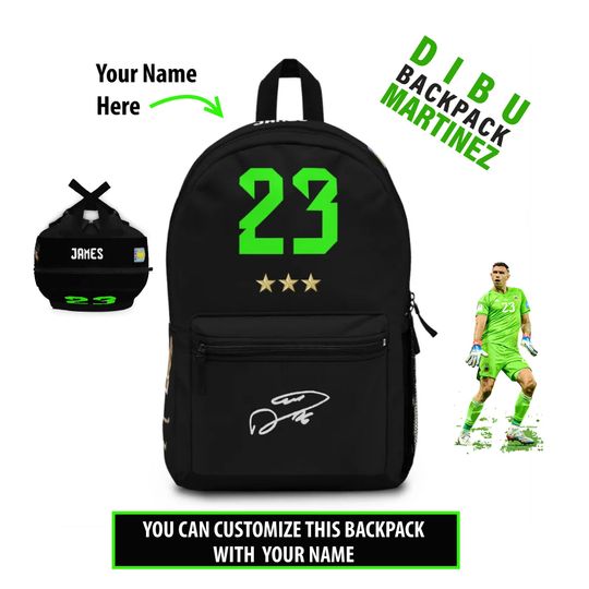 Discover DIBU MARTINEZ Goalkeeper Backpack- Messi friend