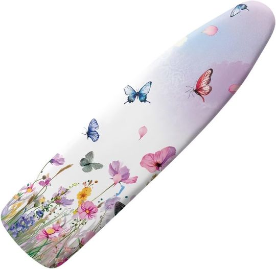 Discover Colorful Flower Butterfly Ironing Board Cover