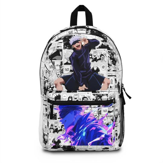 Discover Gojo Satoru Anime-Inspired Graphic Backpack