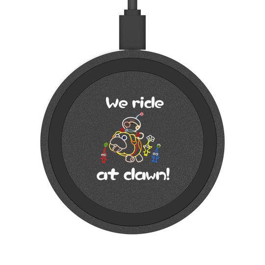 Discover Pikmin We Ride at Dawn Quake Wireless Charging Pad