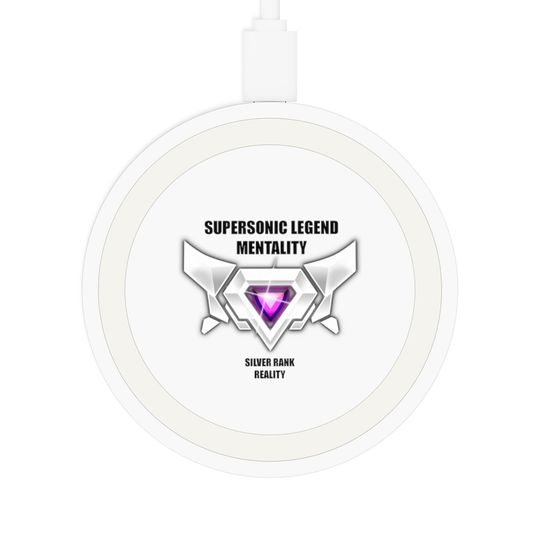 Discover Rocket League Inspired Supersonic Legend Silver Rank Reality Quake Phone Wireless Charging Pad