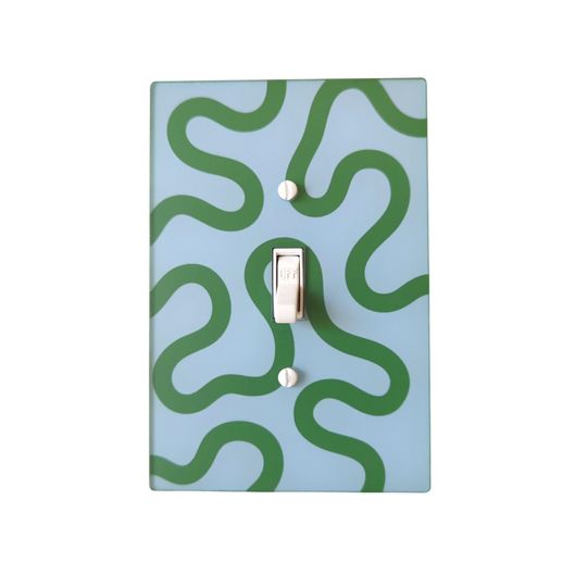 Discover Playful Squiggles Light Switch Cover