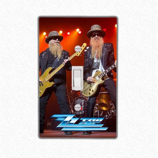 Discover ZZ Top Live Band Light Switch Cover, Wall Decor