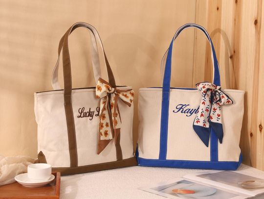 Discover Embroidered Canvas Tote Bag,Personalized Tote Bag with Initials,Bridesmaid Proposal Gift,Custom Tote Bags,Bachelor Party Gifts,Gifts For Her
