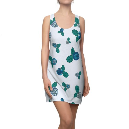 Discover Women's Racerback Dress Large Floral Print Summer Outfit Vacation Dress Casual Wear Gifts for Her