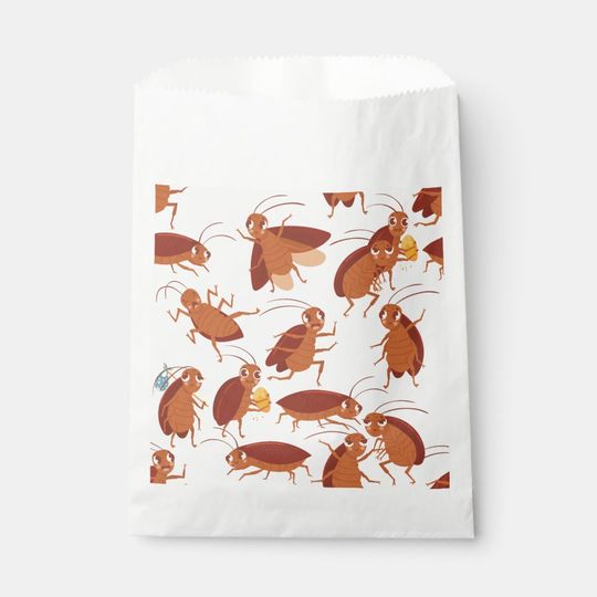 Discover funny roaches insect cockroach bug favor bag