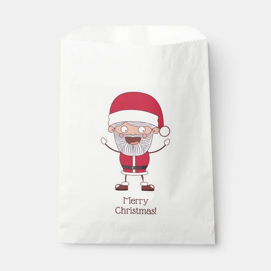 Discover Funny Santa favor bags, Christmas Favor Bag
