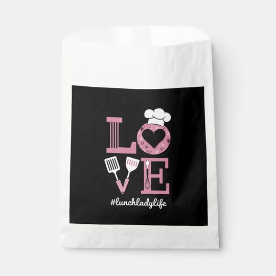 Discover Love Lunch Lady Life Funny Valentines Day Gifts Favor Bag