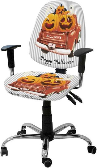 Discover Halloween Pumpkins Ghosts Office Chair Covers