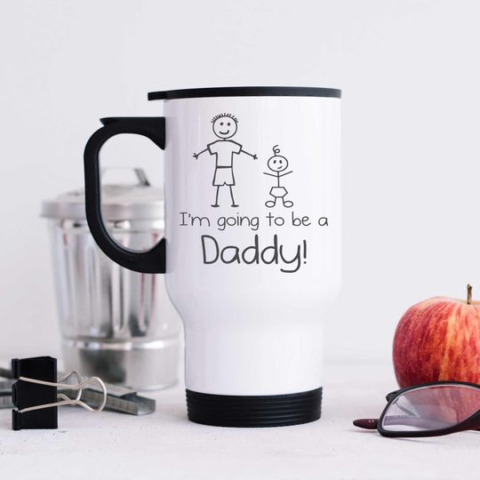 Discover Daddy Travel Mug I'm Going To Be A Daddy Travel Mug Perfect Gift for Expecting Dads and New Fathers | Durable & Insulated Design