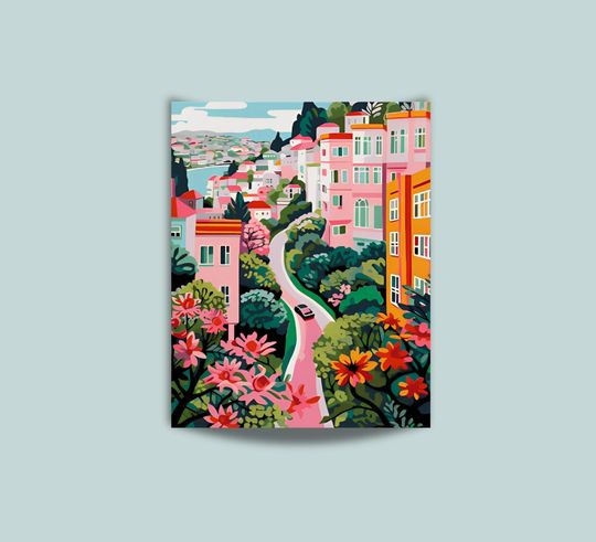 Discover Paint By Numbers Kit Adult Monaco City Landscape Painting Kit Gift Travel Acrylic Paint Set Xmas Gift Car Racing in Monaco 256