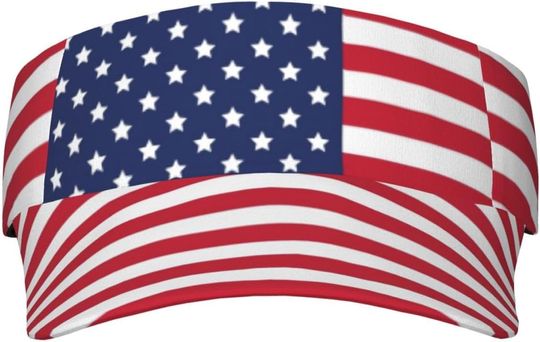 Discover Cute Flag Sports Sun Visor Hats Flag Baseball Cap Adjustable Sun Cap for Men and Women