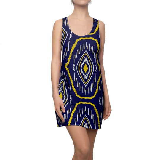 Discover Women's Cut & Sew Racerback Dress (AOP) womens dress womens clothing womens dresses blue dress woman's summer dress dresses sleeveless