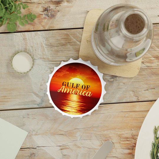 Discover American Gulf Sunset Bottle Opener