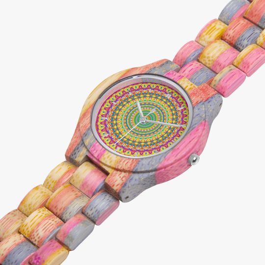 Discover Heavenly Camouflage Wooden Watch