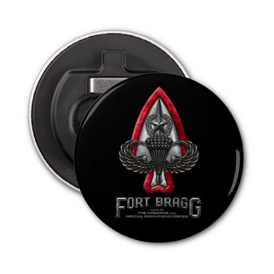 Discover Fort Bragg Magnetic Bottle Opener