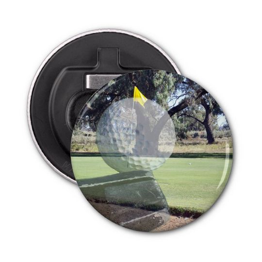 Discover Golf Addiction, Magnetic Bottle Opener. Bottle Opener