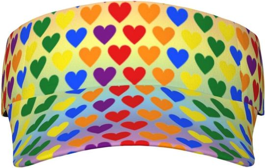 Discover LGBT Empty AOP Sun Visor Hats