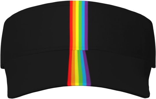 Discover LGBT Sun Visor Hats Rianbow AOP Sun Visor Hats