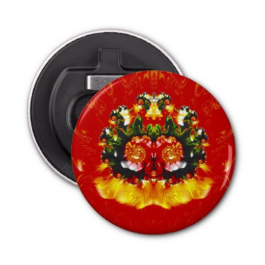 Discover CHRISTMAS glossy colors 3D Pattern ~ Bottle Opener