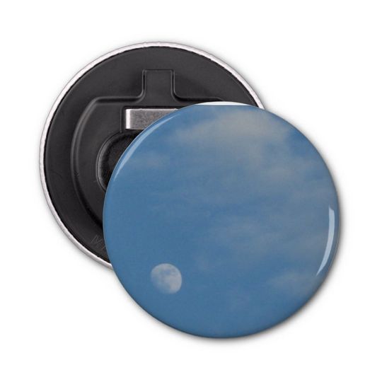 Discover My Daytime Moon Magnet-Backed Bottle Opener