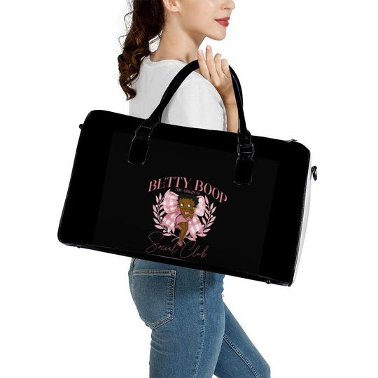 Discover Afrocentric Black Betty Tote, African American Gym Bag, Soociial Clubb Travel Bag
