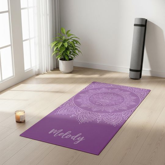 Discover Custom Name Hot Yoga/Fitness Towel  Personalized Gym Mat Cover
