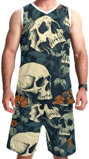 Discover Skull Basketball Jersey Sets